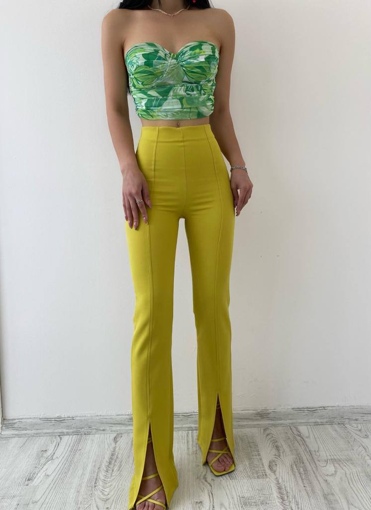 Flared Slit Pant