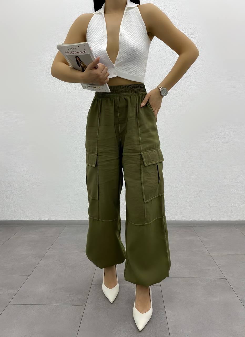 Anthracite Reverse Stitched Cargo Pant - P00031