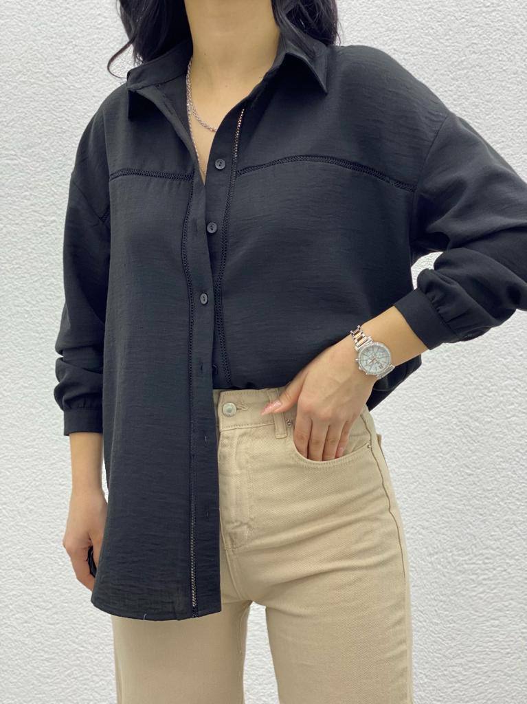 Women's Oversize Linen Shirt - G00022