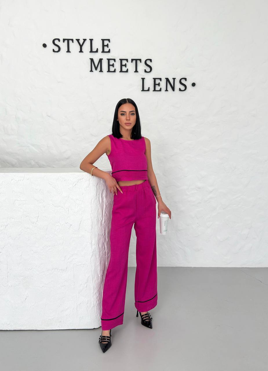 Vibrant Two-Piece Set in Multiple Colors - TK00065