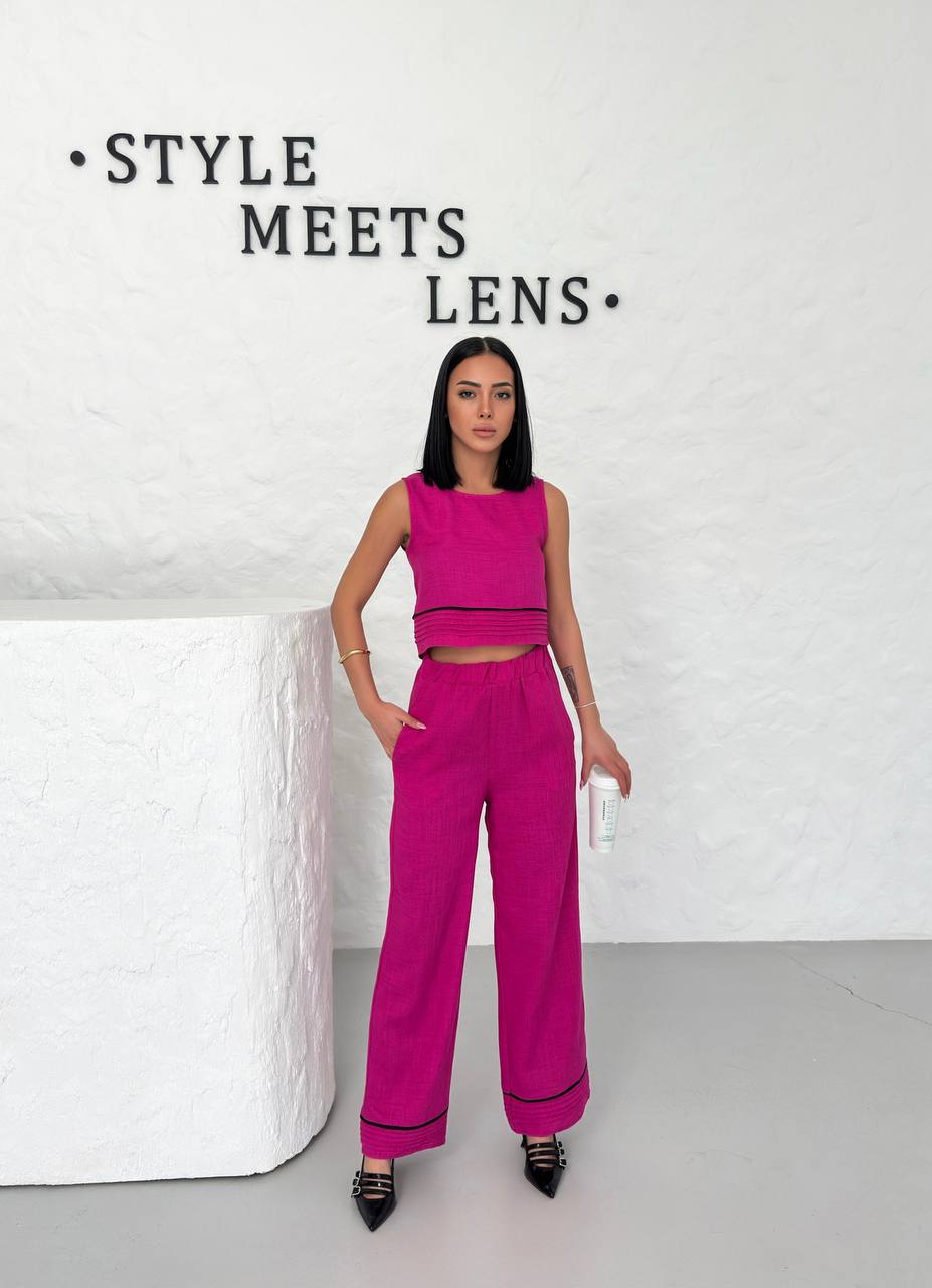 Vibrant Two-Piece Set in Multiple Colors - TK00065