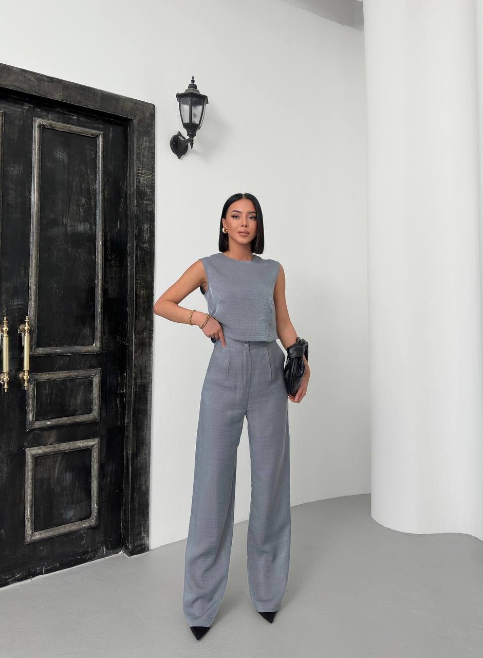 Luna Textured Two-Piece Set - TK00089