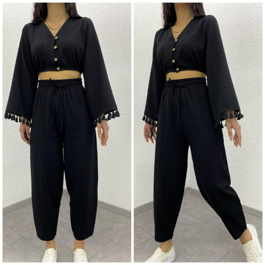 Women's Linen fabric suit - TK00014