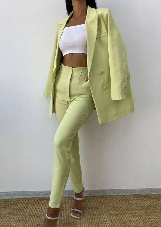 Front Stitch Detailed Pant