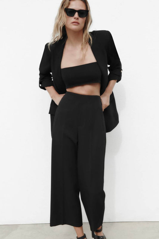 Casual Women Carrot Cut Straight Pant