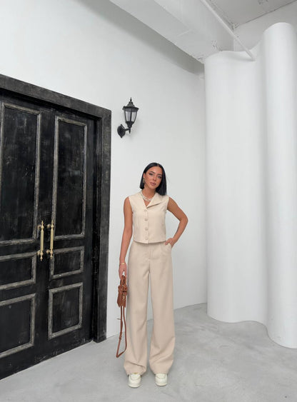 Cotton Vest and Trousers Set - TK00050