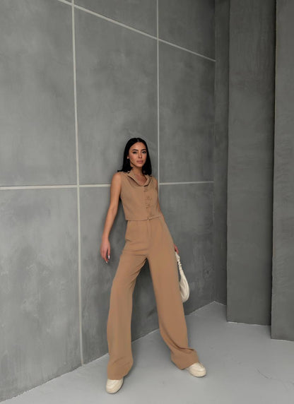 Clenus Pants and Vest Set - TK00053